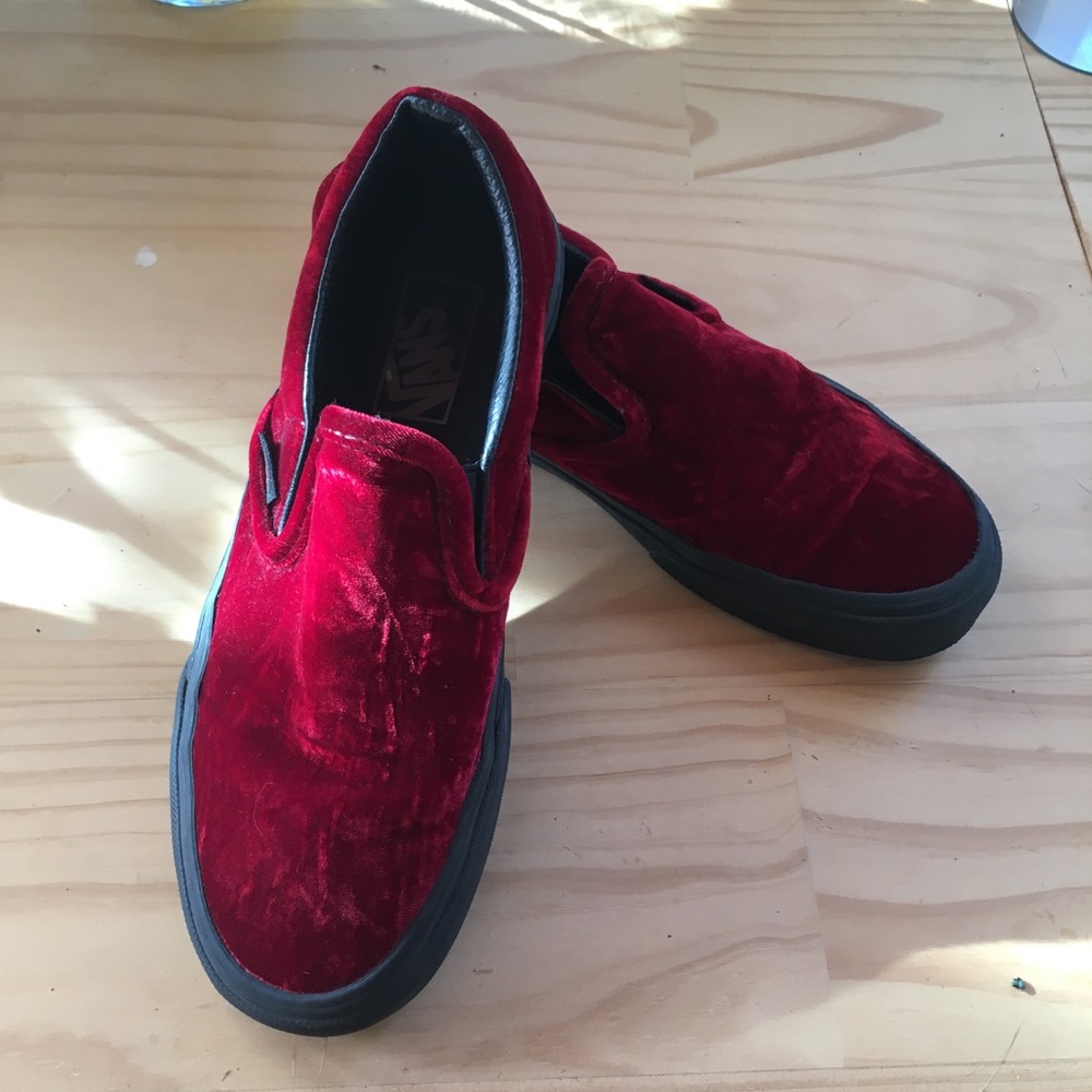 Vans Velvet Slip on
